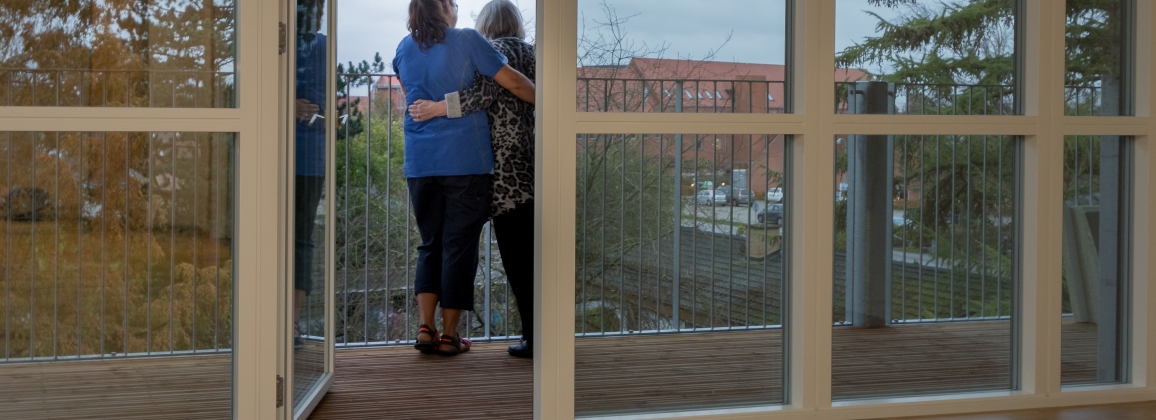 Ryetbo Plejehjems nye boliger har altan